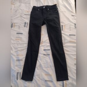 Madewell Size 27 9" Skinny Jeans Black
